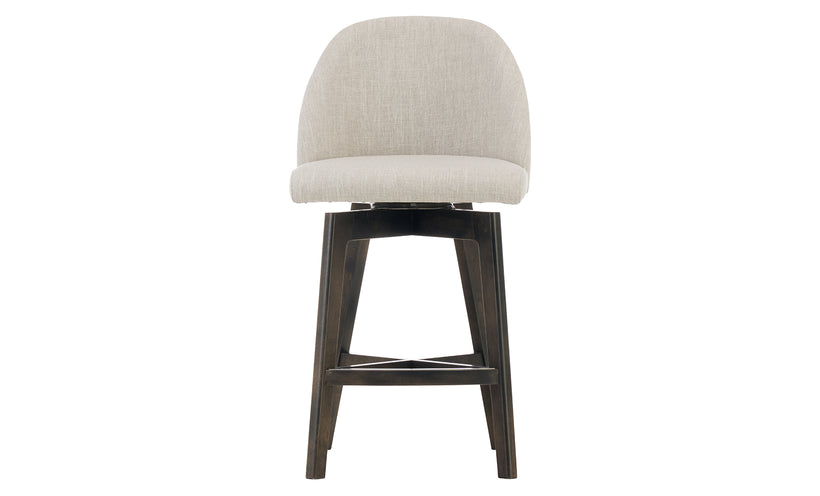 Downtown Gray Swivel Counter Stool